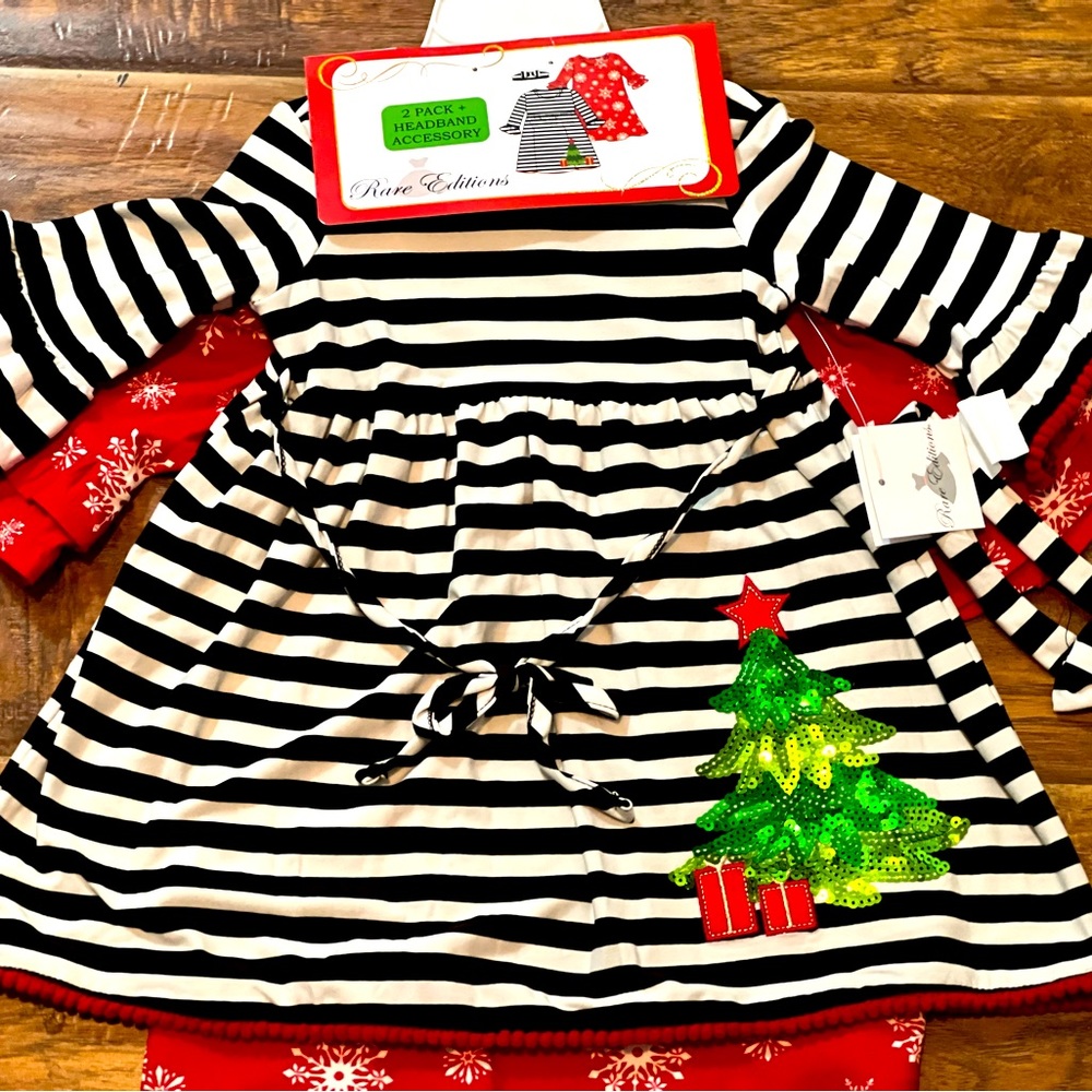 Brand New Rare Editions 3-piece Dress Set w/Headband
